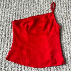 One shoulder tank top!